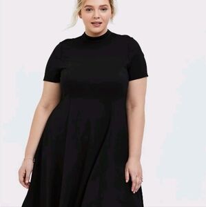 Torrid Black Midi Dress